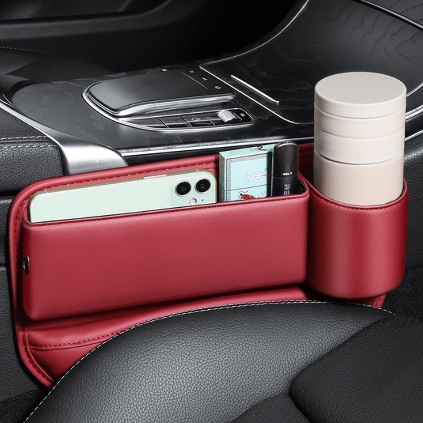 Car Seat Gap Filler Organizer for Keys, Phones, and Sunglasses